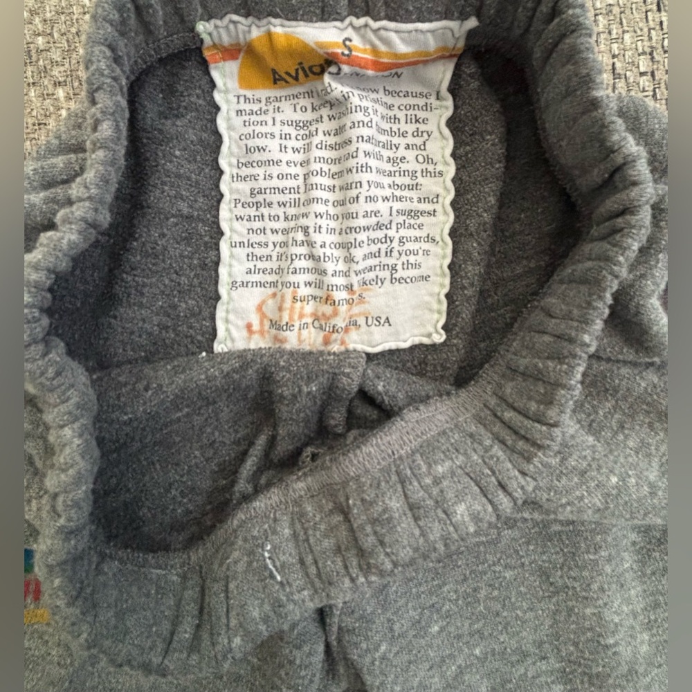 Aviator Nation 🌈 Grey Venice Logo Sweatshirt & Miami Logo Sweatpants Size Small - Picture 13 of 13
